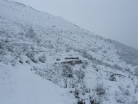 Neige à Greolieres - 7 janvier